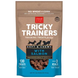 Cloud Star Soft & Chewy Tricky Trainers Salmon Dog Treats