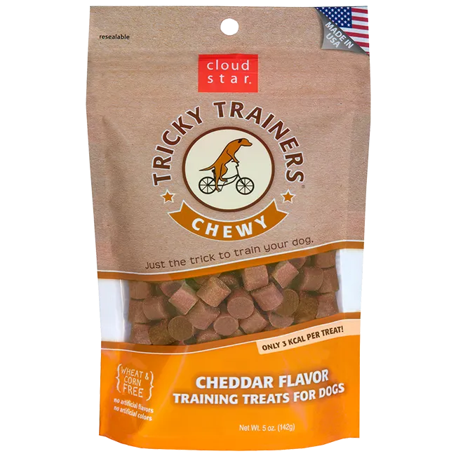 Cloud Star TRICKY TRAINERS CHEWY TREATS: CHEDDAR