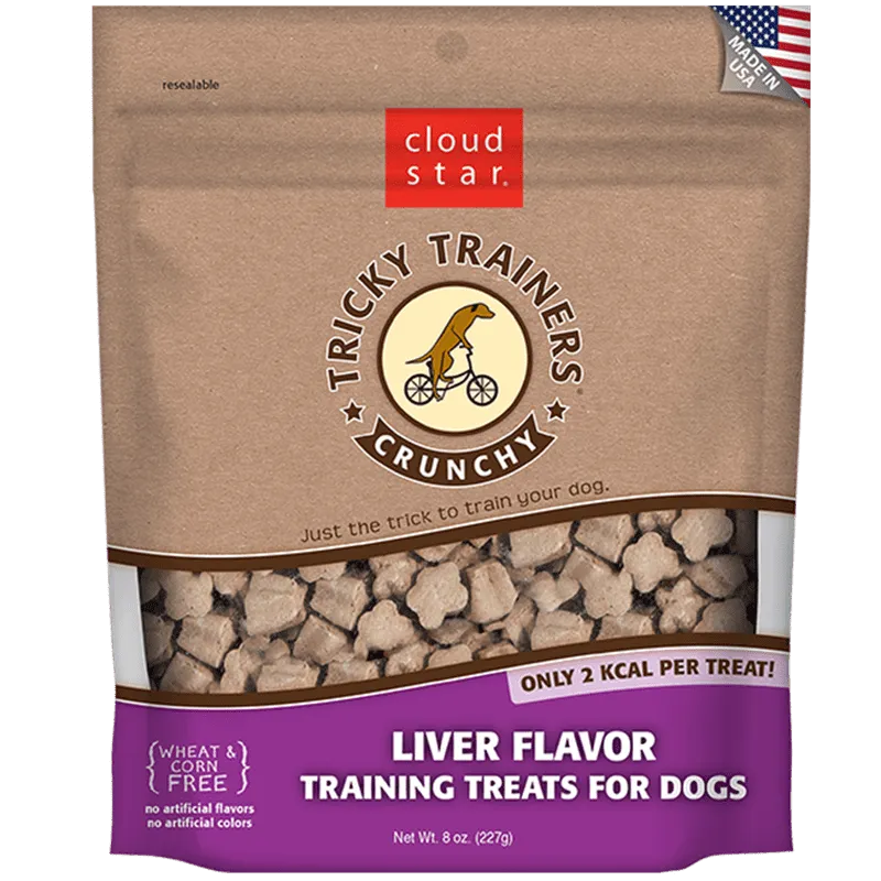 Cloud Star Tricky Trainers Crunchy Liver Treat 8oz