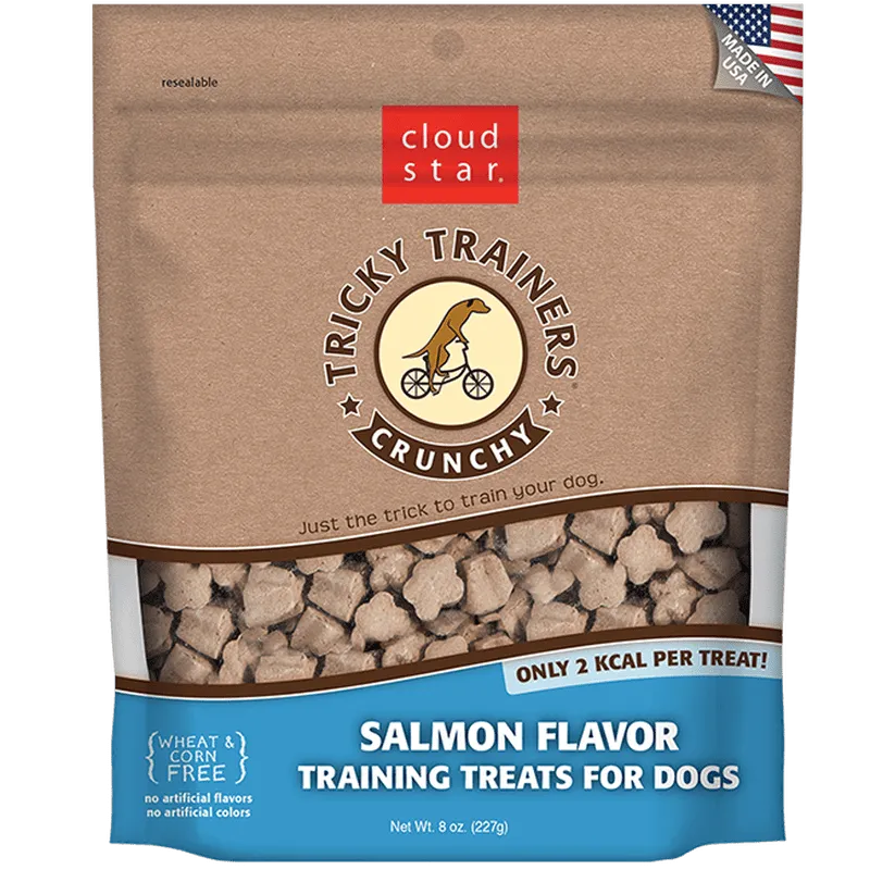 Cloud Star Tricky Trainers Crunchy Salmon Treat 8oz