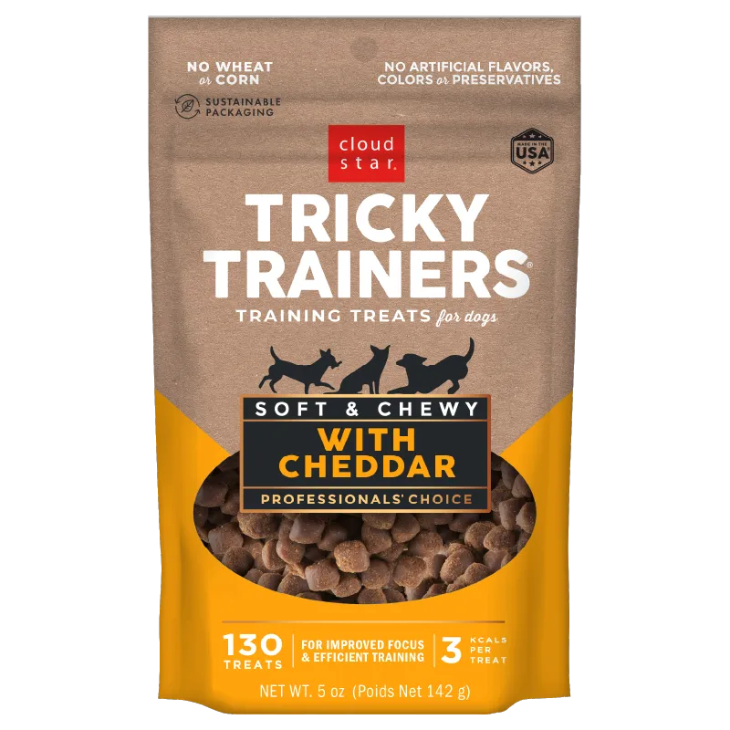 Cloud Star Tricky Trainers Soft & Chewy Cheddar Dog Treats 14oz