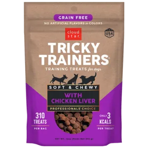 Cloud Star Tricky Trainers Soft & Chewy Chicken Liver Dog Treats 12oz