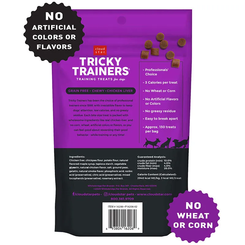 Cloud Star Tricky Trainers Soft & Chewy Grain Free Chicken Liver Dog Treats