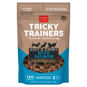 Cloud Star Tricky Trainers Soft & Chewy Salmon Dog Treats 5oz