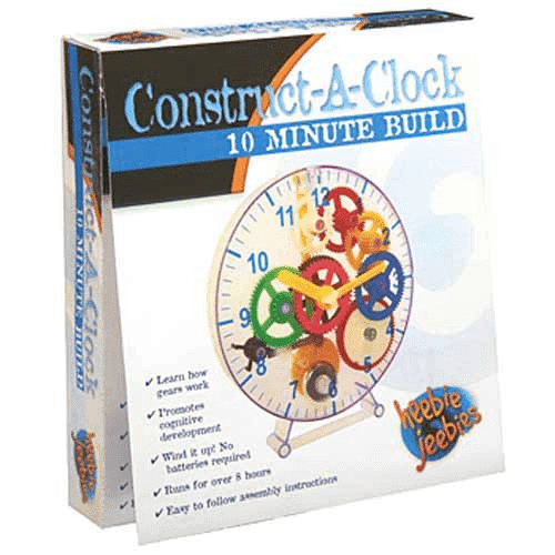 Construct a Clock-Teach your kids how gears and cogs work