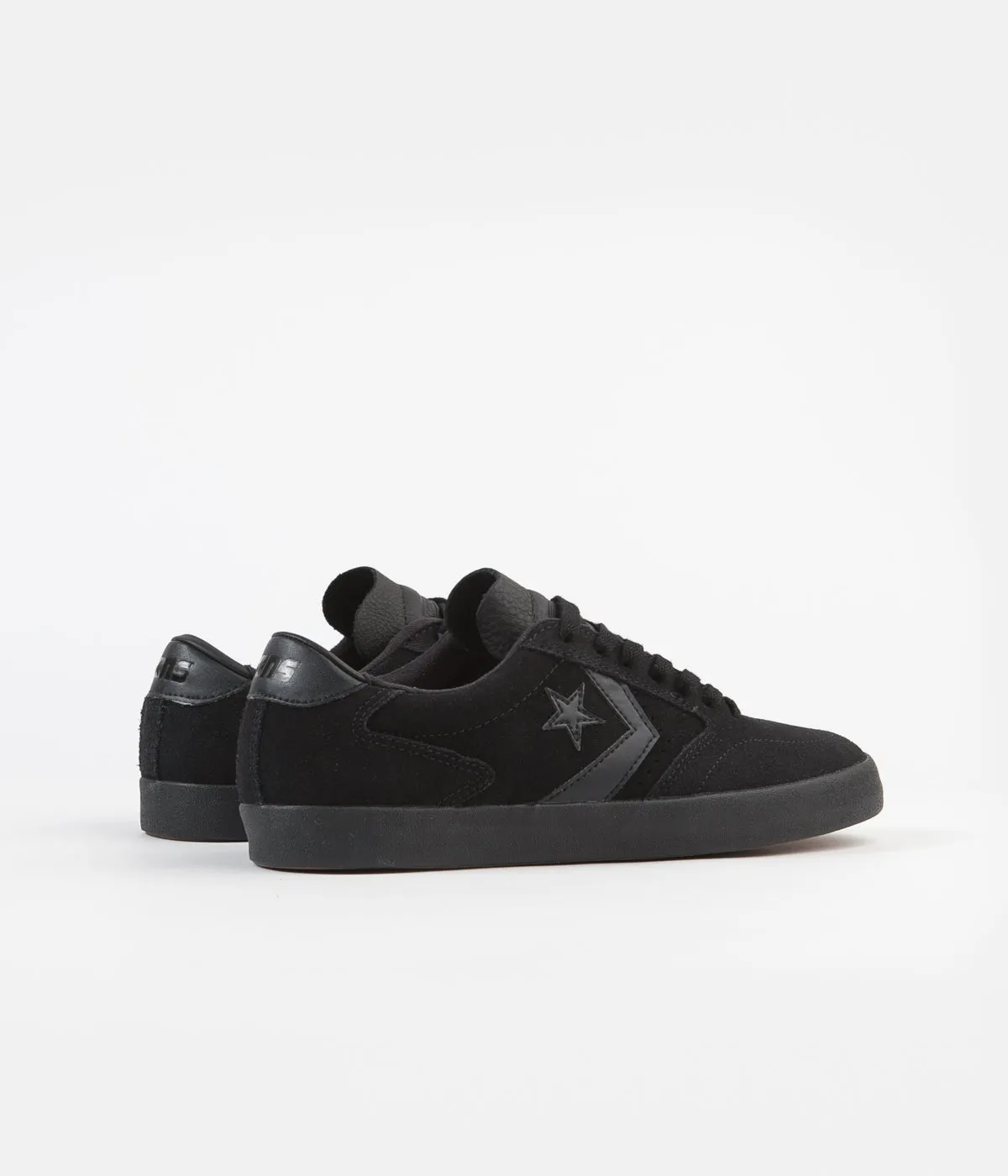 Converse Checkpoint Pro Ox Suede Shoes - Black / Black / Black