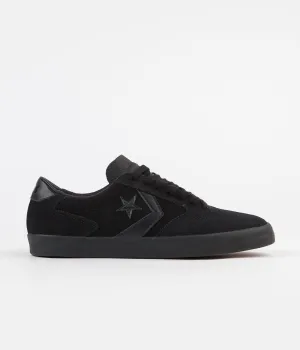 Converse Checkpoint Pro Ox Suede Shoes - Black / Black / Black