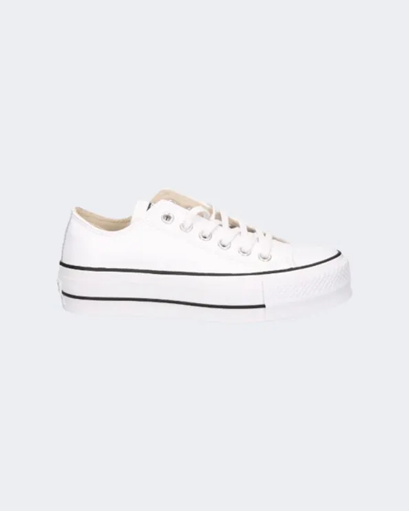 Converse Chuck Taylor All Star Lift Leather Women Lifestyle Shoes White