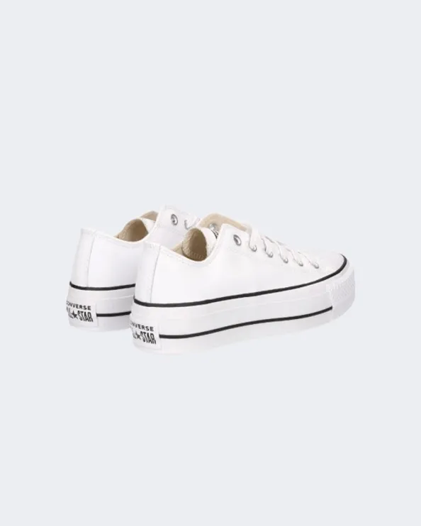 Converse Chuck Taylor All Star Lift Leather Women Lifestyle Shoes White