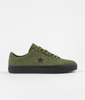 Converse One Star Pro Ox Shoes - Cypress Green / Black / Black