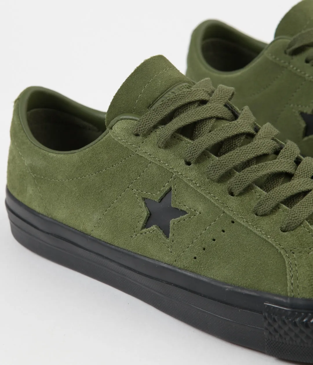 Converse One Star Pro Ox Shoes - Cypress Green / Black / Black