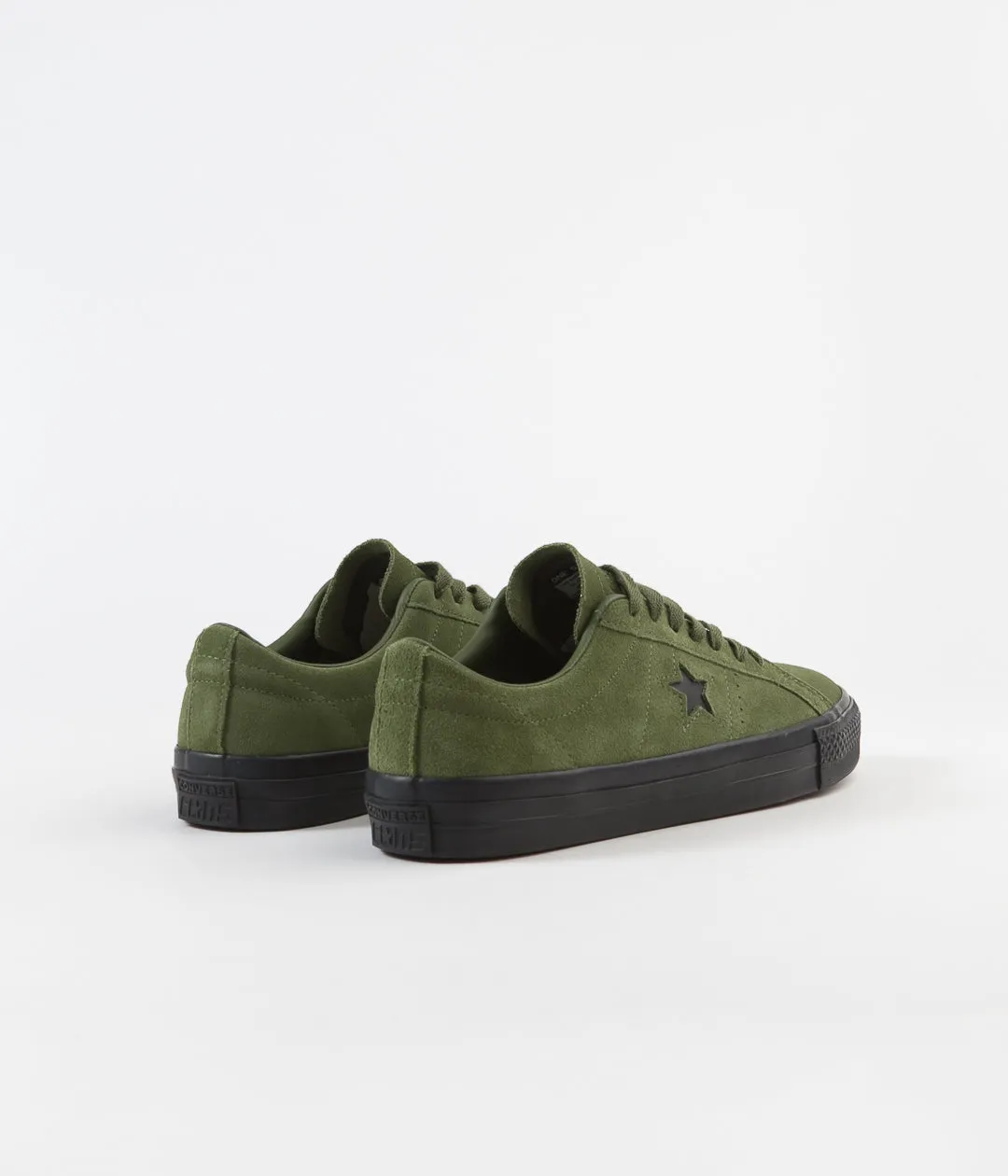 Converse One Star Pro Ox Shoes - Cypress Green / Black / Black