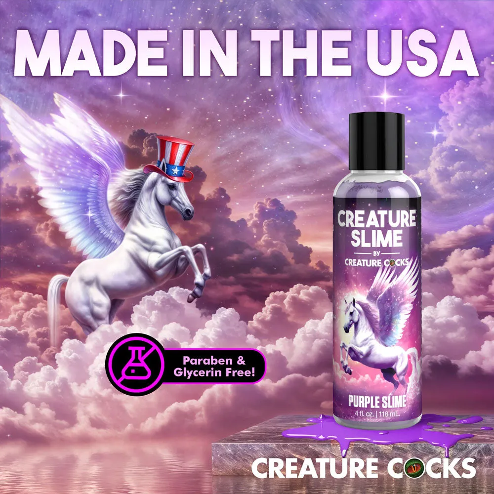 Creature Slime by Creature Cocks - Purple Slime - Purple Water Based Lubricant - 118 ml Bottle