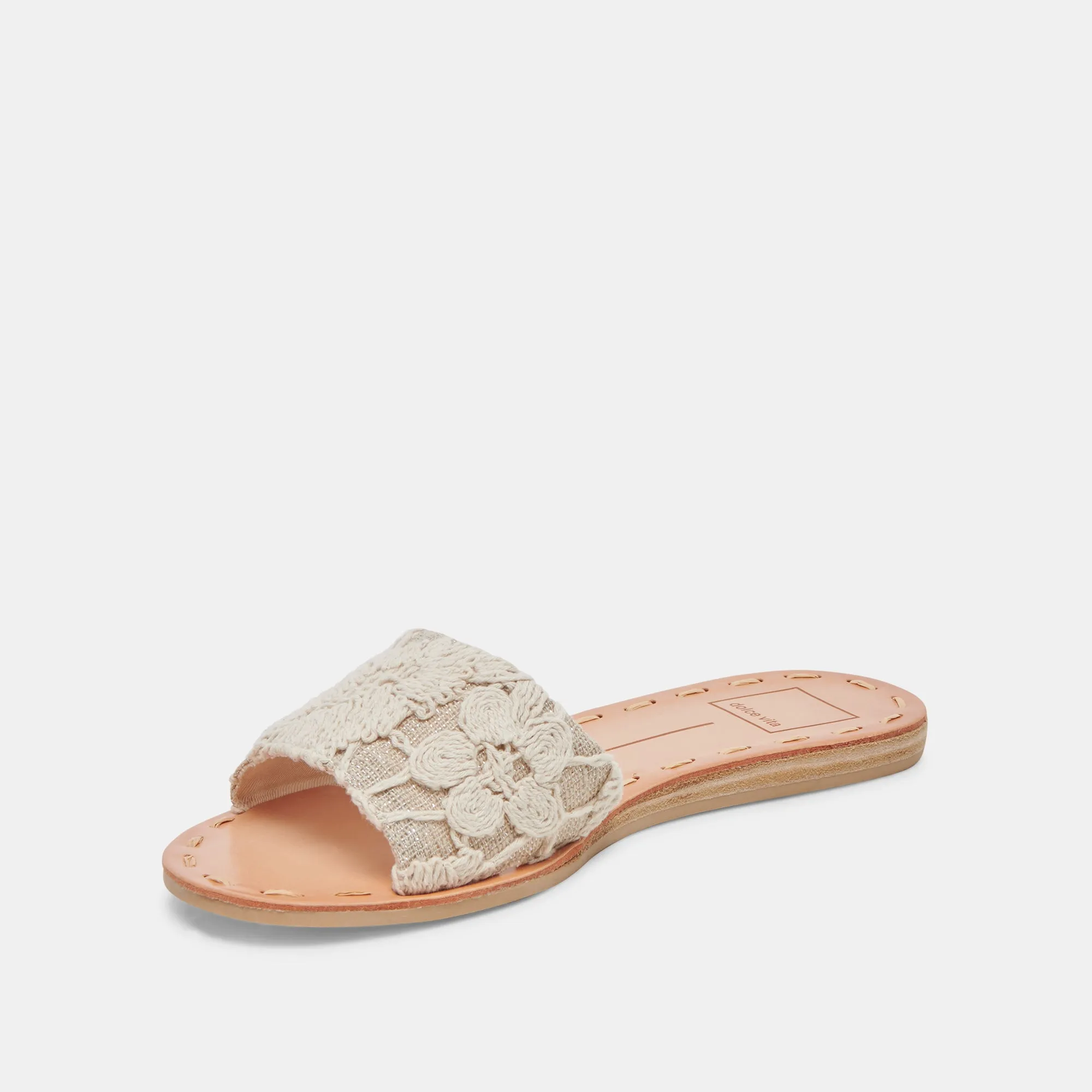 DALON SANDALS NATURAL LACE