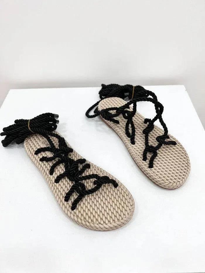 DOMIS-Espadrilles platform con lacci alla caviglia