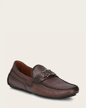 Driver hand-made brown shoe