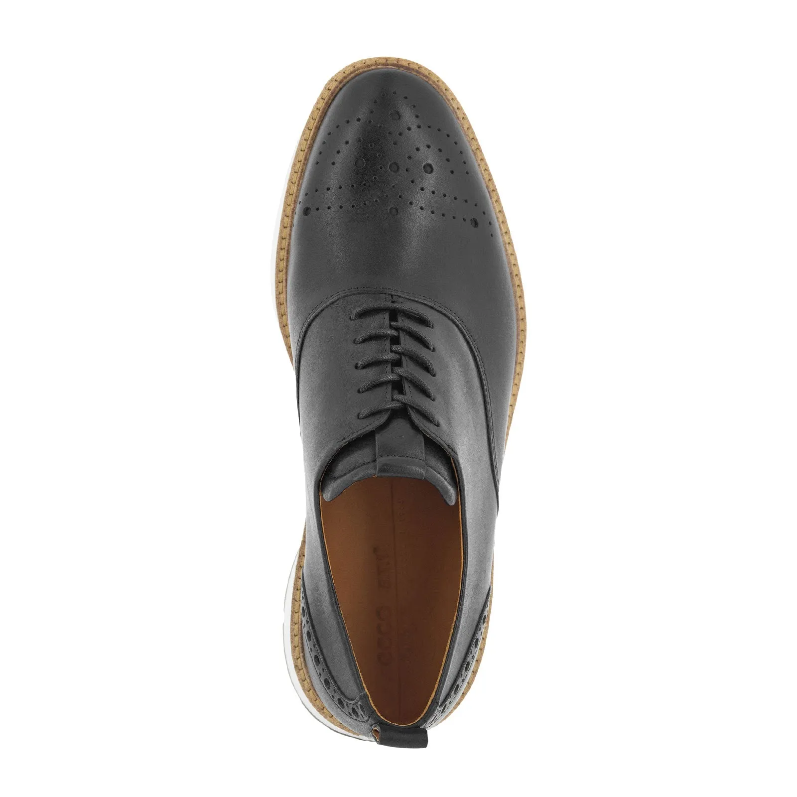 ECCO St. 1 Hybrid Derby Wingtip Oxford (Men) - Black