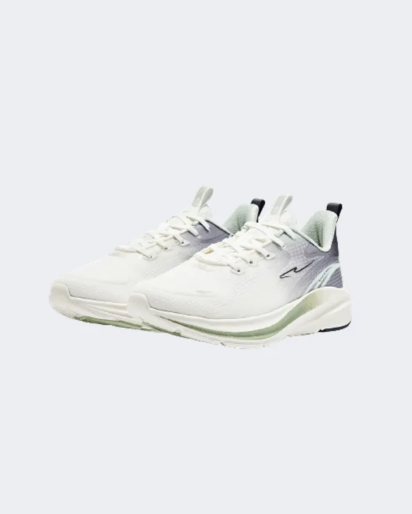 Erke Cushioning Men Running Shoes White/Multi 11122103353-004