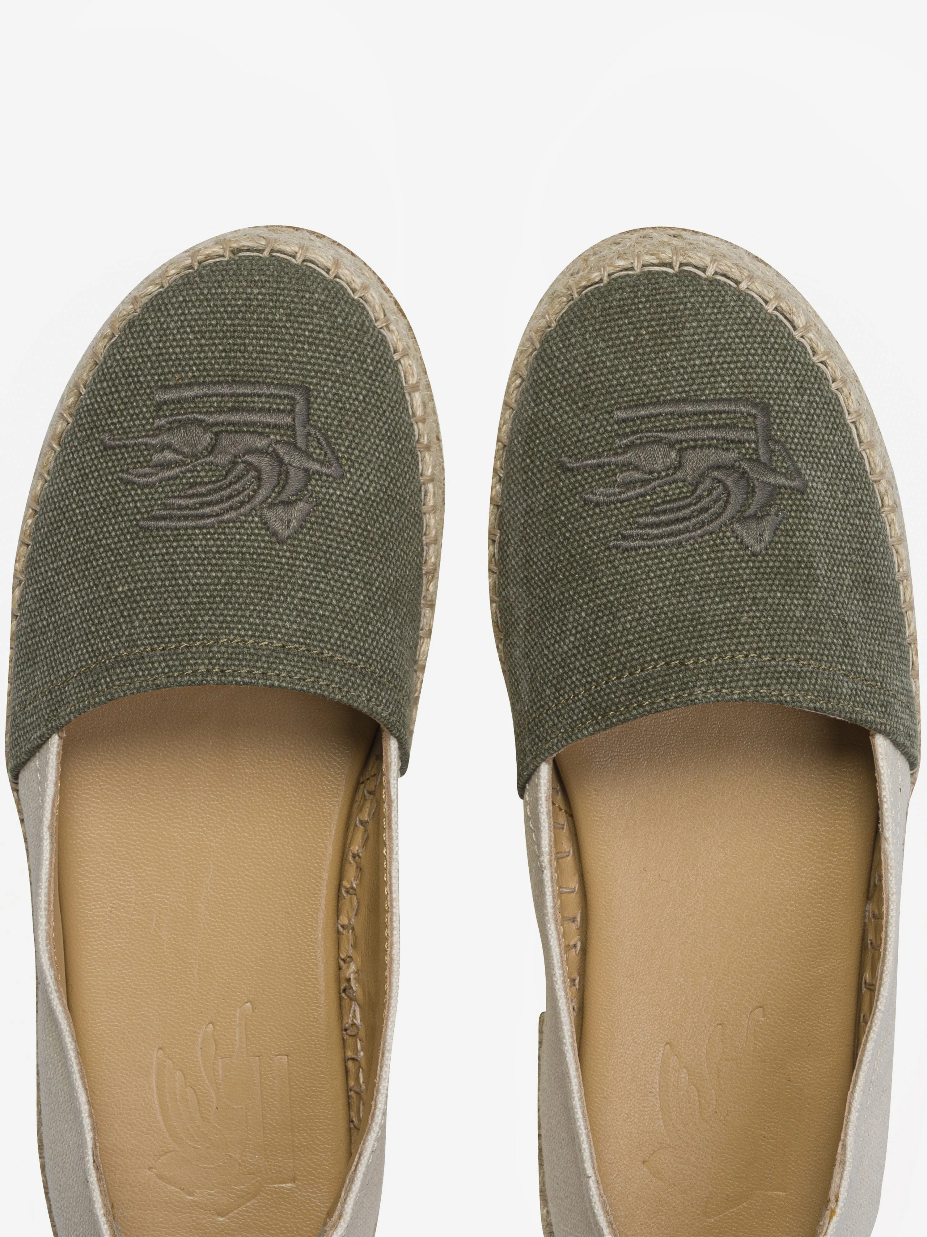 Etro Boys Logo Espadrilles in Green