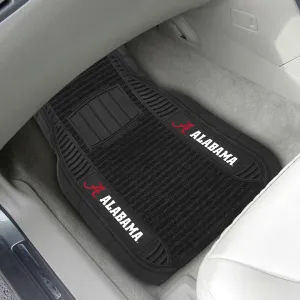 Fanmats Alabama Crimson Tide 2 Piece Deluxe Car Mat Set