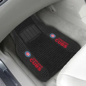 Fanmats Chicago Cubs 2 Piece Deluxe Car Mat Set