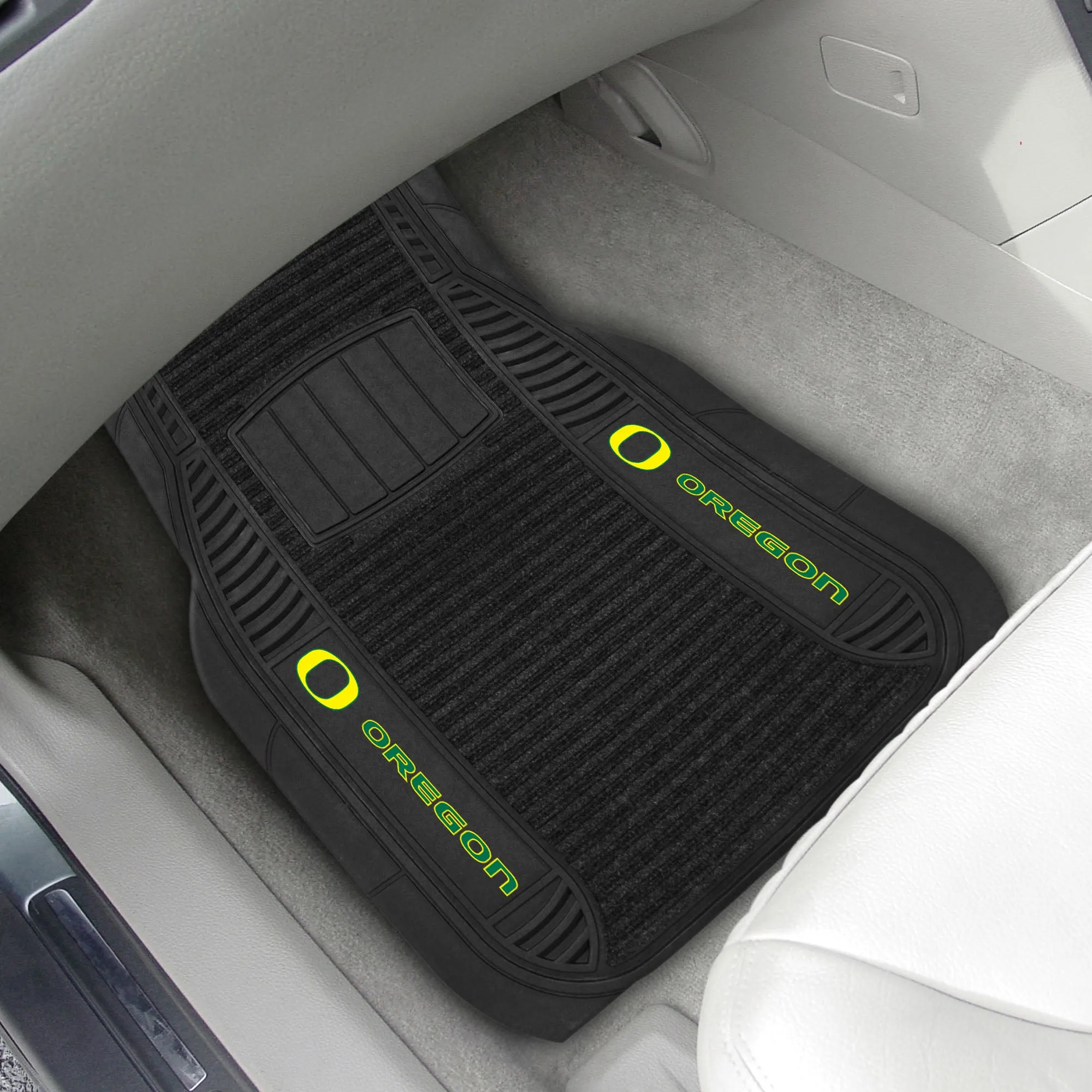 Fanmats Oregon Ducks 2 Piece Deluxe Car Mat Set