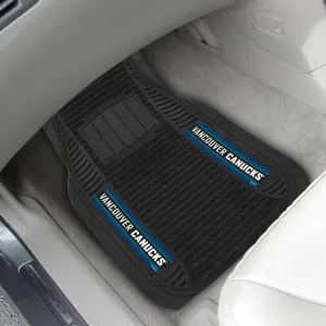 Fanmats Vancouver Canucks 2 Piece Deluxe Car Mat Set