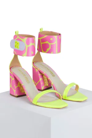 Fix Me Up! - Hot Pink Mini Block Heels