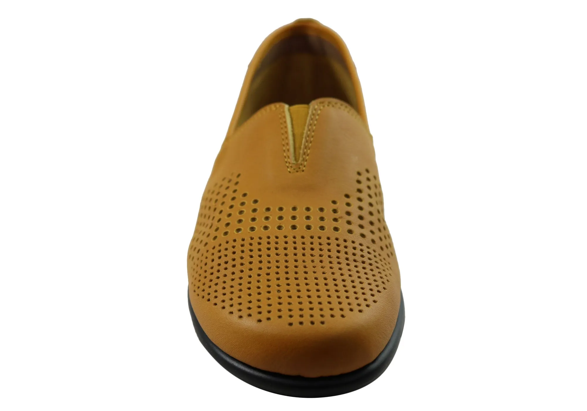 Flex & Go Ambrozia Womens Comfortable Leather Shoes Made In Portugal