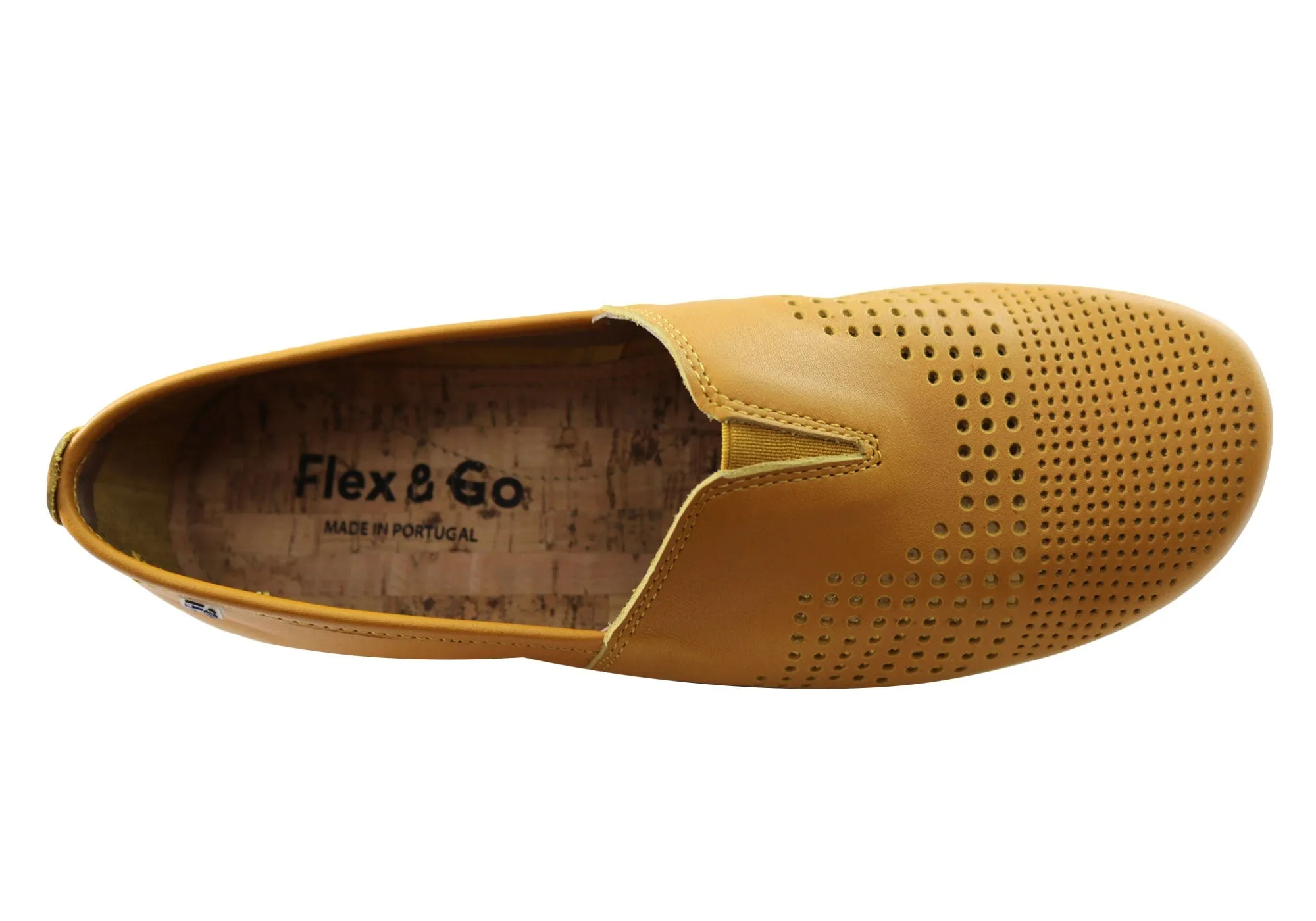 Flex & Go Ambrozia Womens Comfortable Leather Shoes Made In Portugal