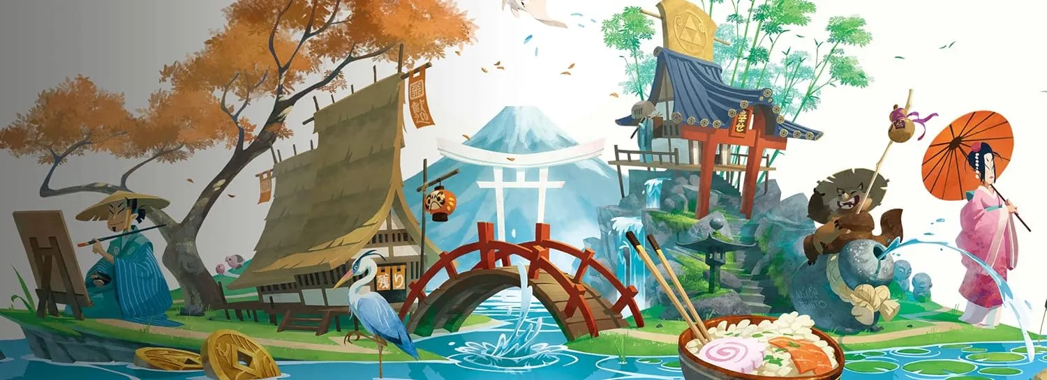 Funforge Tokaido Deluxe: Strategy, Adventure, Exploration Game