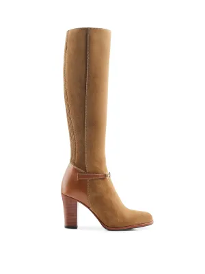 Heeled Octavia (Narrow Fit) - Tan Suede