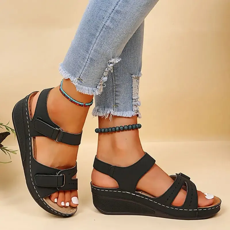 Hnzxzm Women Sandals On Offer Summer Sandals Woman Party Ladies Shoes Wedge Women Shoes Woman Plus Size Women Sandals Footwear Female