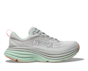 'HOKA' Women's Bondi 8 - Stardust / Aqua Breeze