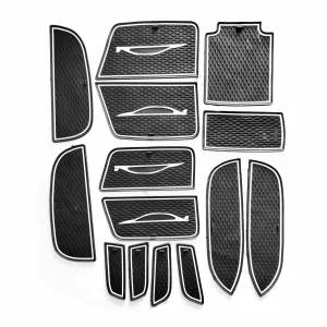 Honda Civic Interior Mats Black and White - Model 2012-2016