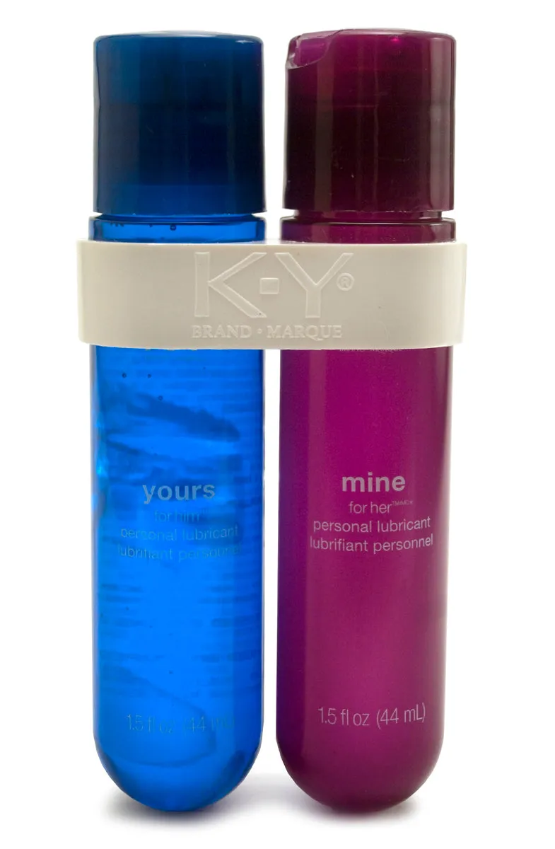 K-Y Yours And Mine Couples' Lubricant Set