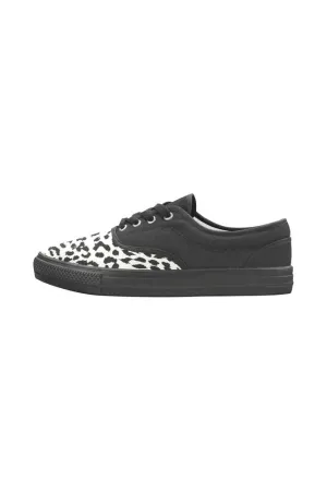 Leopard Print Aries Women's Canvas Shoes