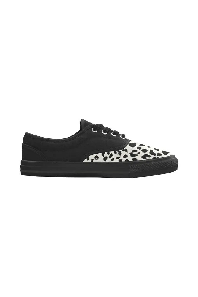 Leopard Print Aries Women's Canvas Shoes