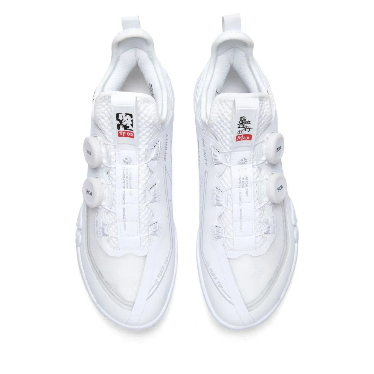 LI-NING SAGA II Max Badminton Shoes White UNISEX AYAT001-1