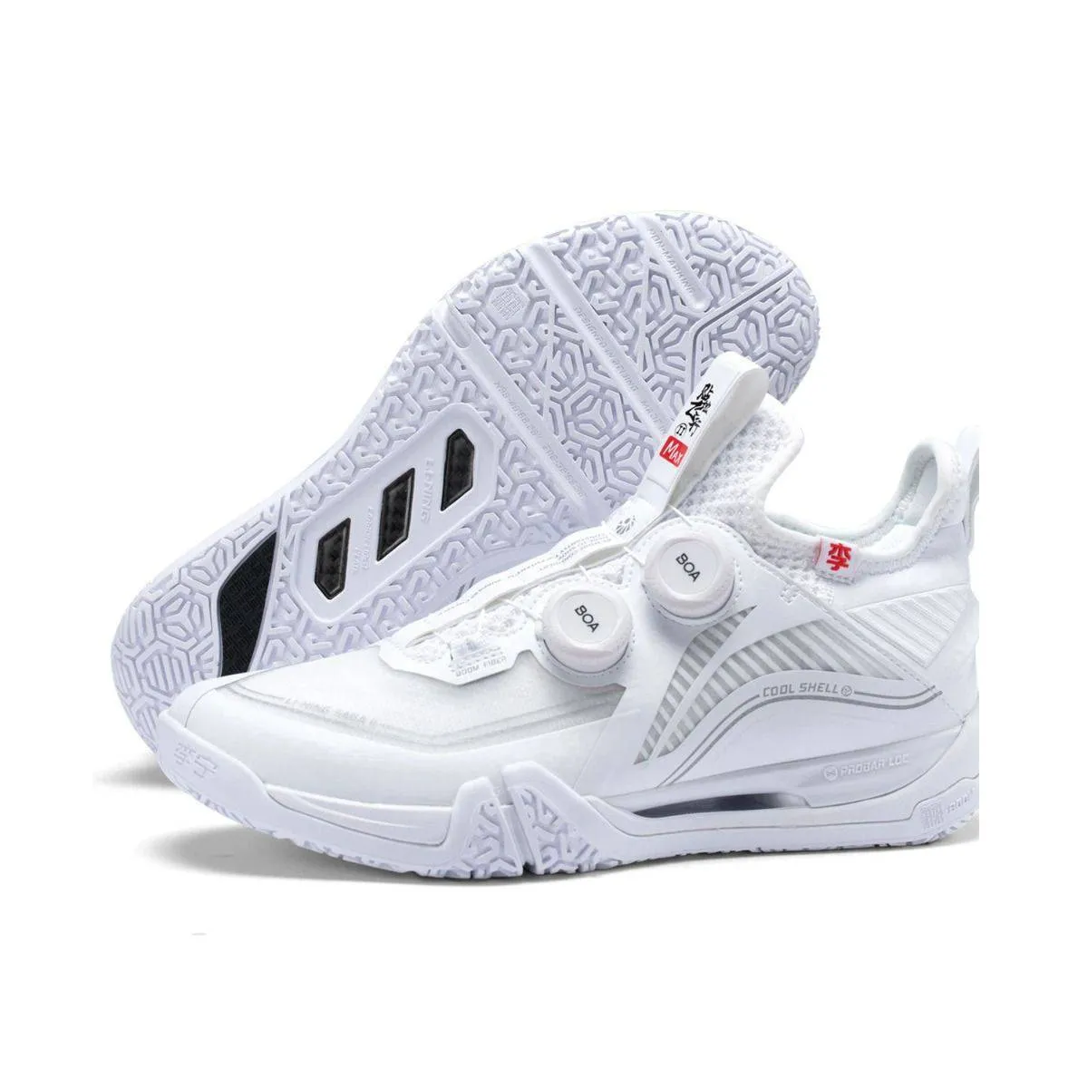 LI-NING SAGA II Max Badminton Shoes White UNISEX AYAT001-1