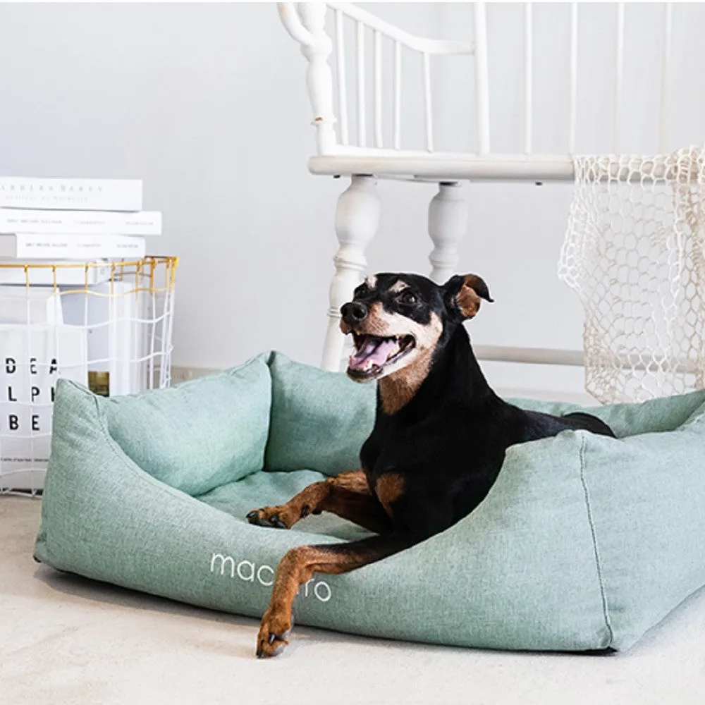 Linen Cotton Latex Bed for Pets