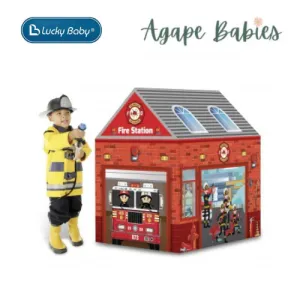 Lucky Baby Fire Station Exploration Playhouse