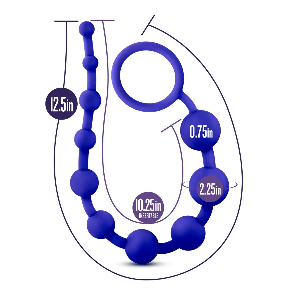 Luxe By Blush® | Indigo 12.5-Inch Anal Beads