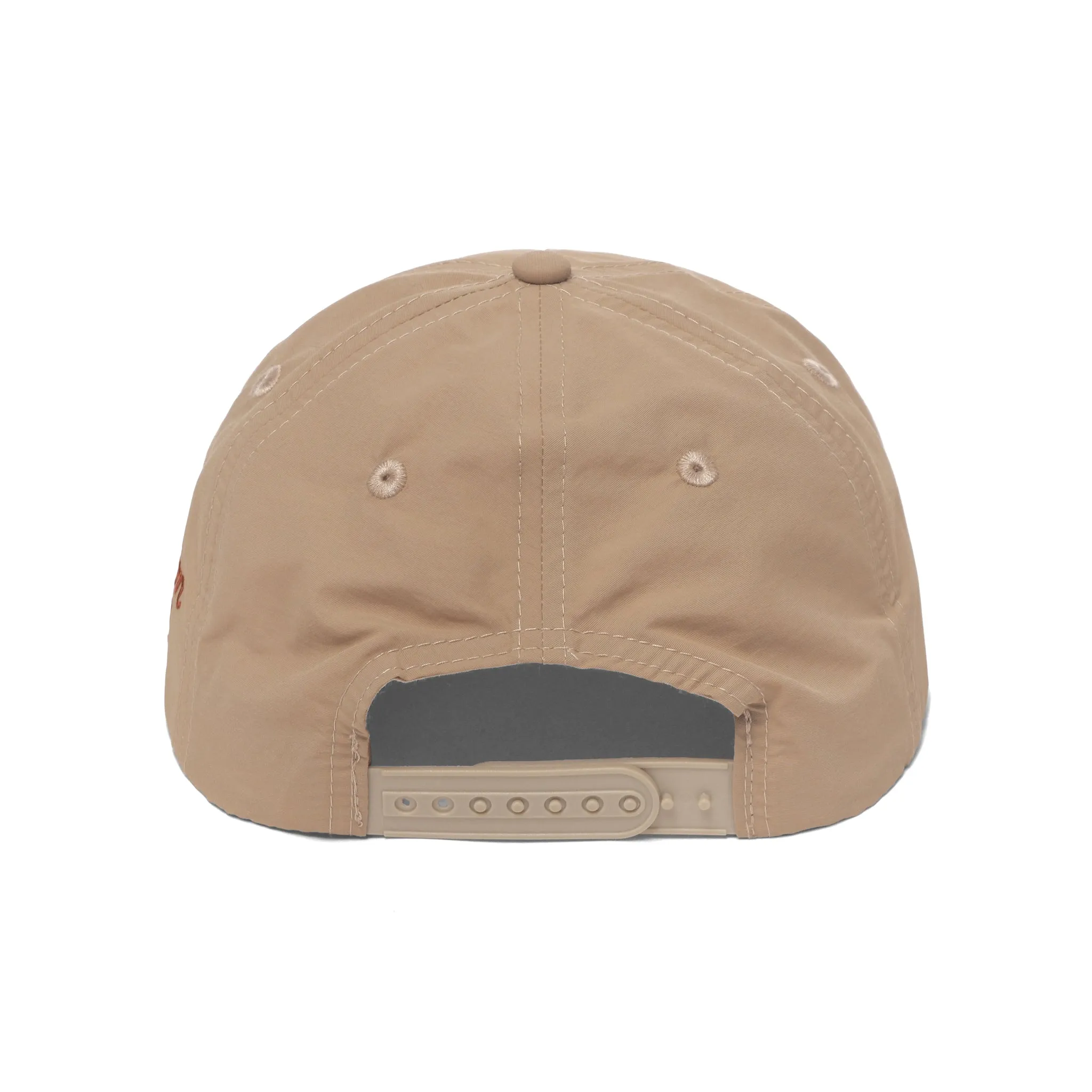 Malbon Golf EXPLORATION DEPT. NYLON ROPE HAT - KHAKI