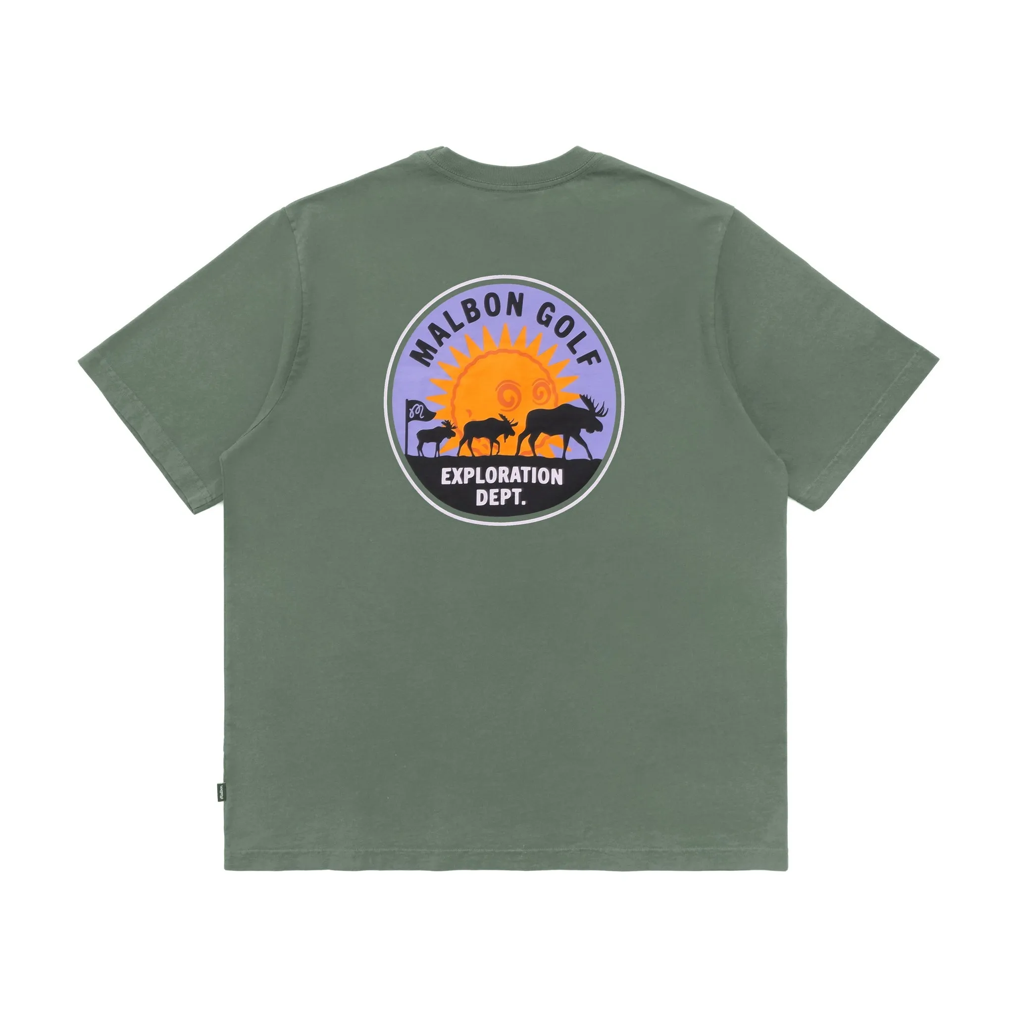 Malbon Golf Exploration Dept SS Tee - MOSS