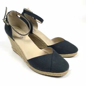 Me TOO Navy Canvas Espadrilles - 8.5