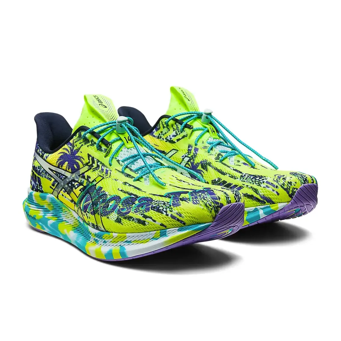 Mens ASICS Noosa Tri 14 - Lime Zest / Sky