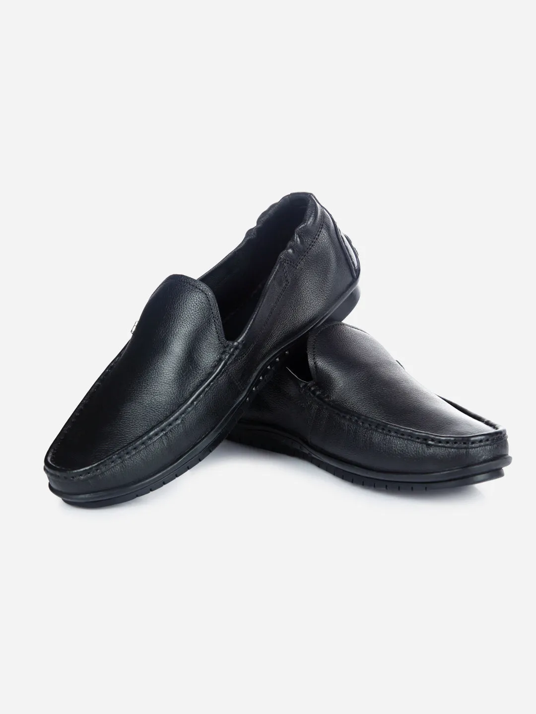 Men's Black Comfort Fit Casual Loafer (ID1112)