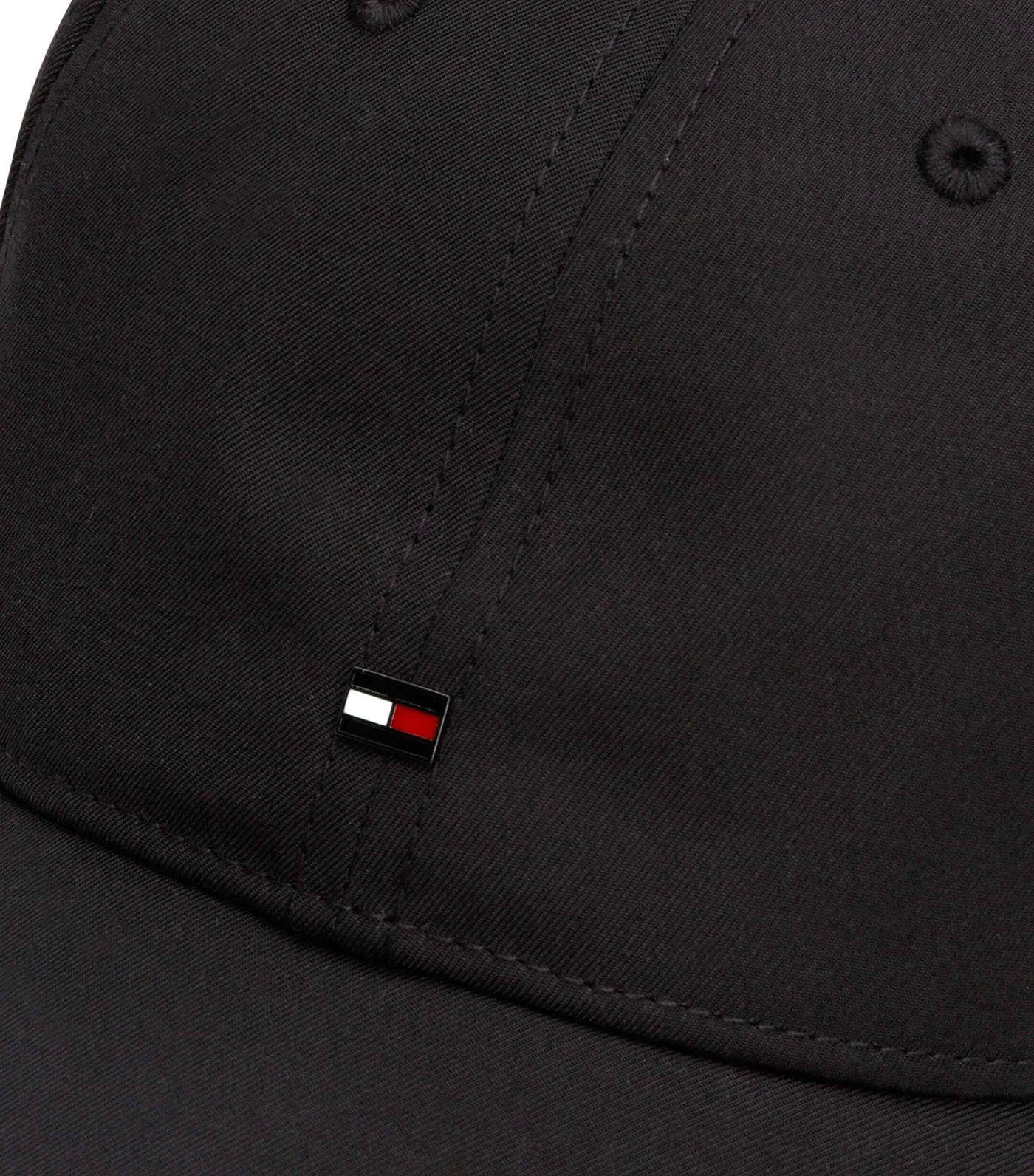 Men's Flag 6 Panel Cap Black