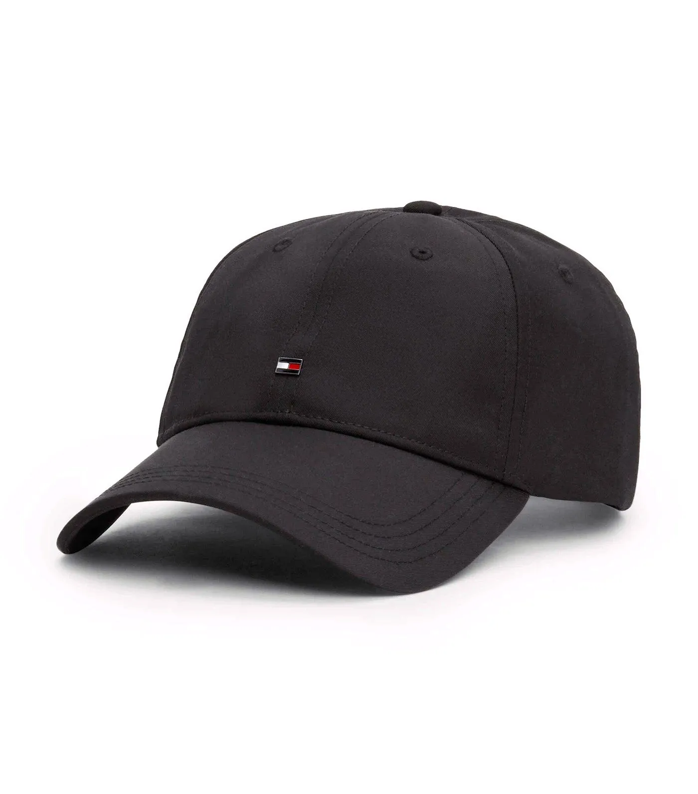 Men's Flag 6 Panel Cap Black